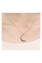 Crescent authentic patterned Necklace - 5