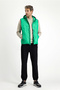 Hooded Quilted Sports Vest - 3