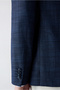 سترة 7 Drop Slim Fit ذات تصميم ضيق وياقة أحادية وتصميم كلاسيكي منقوش - 5