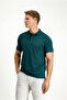 Slim Fit Slim Fit Embroidered Cotton Polo Neck T-Shirt - 4