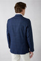 سترة 7 Drop Slim Fit ذات تصميم ضيق وياقة أحادية وتصميم كلاسيكي منقوش - 6