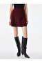 Slim Fit A-Line Mini Skirt - 2