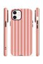 iPhone 12 Vorian Double Layer Case Coral Riviera Stripe - 2