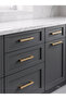 New Nelgis 96-128 mm Matte Gold Furniture Drawer Cabinet Handle 1St Grade Heavy Metal Premium Matte Handle - 2