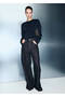 Drape Collar Blouse - 2