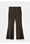 Slit Draped Trousers with Side Panels - 3