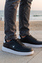 Premium Series Black-White Sole Unisex Sneaker – Casual Sports Shoes - 2