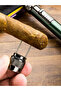 Cigar Lighter Metal Windproof Butane Gas Lighter with Cigar Puncher and Holder Gift for Men (GOLD) - 4