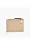 Solid Bi-Fold Wallet with Zip Closure - 2