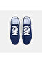 Men's Navy Blue Lace-Up Suede Sports Shoes - 7