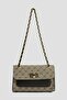 Women's Hand & Shoulder Bag with Chain Detail