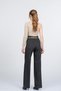 Women's Summer Black Meliora Belted High Waist Fabric Trousers Stylish Daily Comfortable 30379 - 2