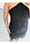 Premium Design Halter Neck after Party Stylish Evening Dress - 3