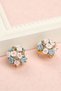 Women's Colorful Flower Bouquet Design Steel Earrings - 2