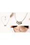 Elik Detailed Geometric Design Necklace - 3