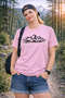 Premium Mountain Printed Hunter Theme Unisex Oversize Women's T-Shirt Men's T-Shirt Cotton Oversize T-Shirt - 3