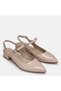 Large Size Women's Shoes with Open Back 4cm 41-42-43-44-Ten Patent Leather - 2