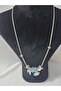 Steel Round Chain Colorful Necklace