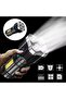 Super Bright LED Flashlight with COB Side Light Rechargeable Waterproof Outdoor Torch