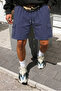 Men's Cargo Pocket Elastic Waist Casual Shorts