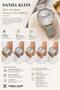 Steel Cord 30 Mt Water Resistant Special Design Women Wrist Watch + Bracelet Vs.Blkt.0973 - 5
