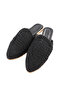 Women's Closed-Front Straw Slippers Lace Knitted Daily Home Slippers - 2