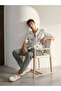 قميص رجالي من NEVAVM بتصميم Regular Fit Resort Yaka Patterned