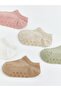 Baby Girl Booties Socks 5-Pack (S6) - 3