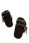 , Women's Genuine Leather Slippers 1611062Z4050 Brown - 3