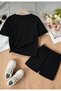 Girls' and Boys' Multi-Color Capybara Printed T-Shirt and Shorts Set - 2
