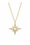 Star Pearl Detailed Women's Necklace 316L Stainless Steel Modern Gift Necklace - 2