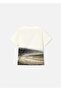 Boy's Off-Road Printed T-Shirt White 3071 - 3