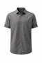 Short Sleeve Epaulet Buttoned Linen Shirt with Embroidery Detail Slim Fit - 8