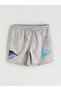 Short Length Printed Men's Swim Shorts - 5