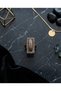 Bronze Vintage Women's Ring Authentic Jewelry Margazite Inlaid Rectangular Adjustable - 3