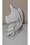 Seashell Shaped Bioplastic Spiral Design Bohemian Vase – Pla+ Plastic 21cm (Flowers Not Included) - 4