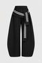 Trendy Iconic Design Waist-Fitting Corset Detail Crop Sweat Track Suit - Trendy Iconic Design Waist-Fitting Corset Detail Crop Sweat Suit Set - 2