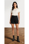 Women's Shorts with Hidden Zipper Poplin Standard Fit
