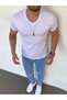 Slim Fit Cotton Lycra Basic V-Neck T-Shirt
