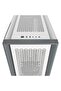 علبة كمبيوتر مكتبي من نوع 5000D AIRFLOW مصنوعة من الزجاج المقوى، بتصميم متوسط الحجم، متوافقة مع لوحات ATX - باللون الأبيض - 6
