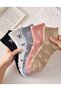 Women's 5 Pairs of Ultra Fresh Bow Decorated Colorful Patterned Socks - 3