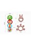 3-Piece Rattle Teether Set - 3