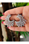 Silver Color Zircon Stone Design Earrings Acr0366 - 2