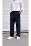 Relaxed Cut Baggy Linen Trousers