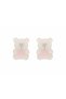 Children's Earrings with Pink Teddy Bear Figure, Cute Shiny Gift Jewelry Set - 2
