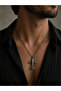 Men's Necklace with Airplane Figure, Metal Chain, Stylish Design, Gift Accessory