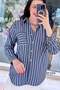 Striped Viscose Shirt 6Y194 - 3