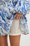 Patterned ruffle tiered mini skirt - 5