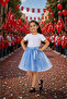 Girl's Tulle Skirt with Bow Detail, Blue, Ages 5-13 - 2