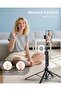 Auto Face Tracking Tripod 64" 360° Rotation with Light Remote No App iPhone Android TikTok - 3